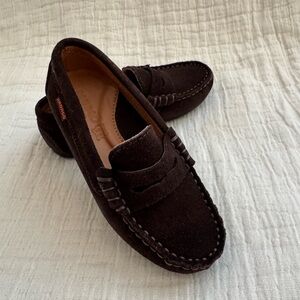 Brown Suede Loafers